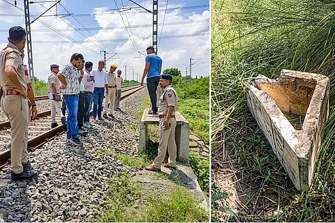 Attempt to derail goods train in Ajmer